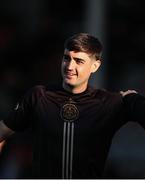 2 May 2025; Dawson Devoy of Bohemians before the SSE Airtricity Men's Premier Division match between Bohemians and Waterford at Dalymount Park in Dublin. Photo by Michael P Ryan/Sportsfile