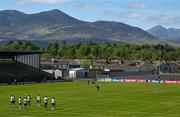 4 May 2025; The Kerry team walk the pitch before the Munster GAA Football Senior Championship final match between Kerry and Clare at Fitzgerald Stadium in Killarney, Kerry. Photo by Brendan Moran/Sportsfile
