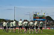 4 May 2025; The Kerry team walk the pitch before the Munster GAA Football Senior Championship final match between Kerry and Clare at Fitzgerald Stadium in Killarney, Kerry. Photo by Brendan Moran/Sportsfile