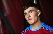 4 May 2025; Christian Ryan of Mervue United before the FAI Youth Cup final match between Mervue United and College Corinthians at Eamonn Deacy Park in Galway. Photo by Tyler Miller/Sportsfile