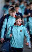 4 May 2025; Ryan O’Donoghue arrives alongside teammates before the Connacht GAA Football Senior Championship final match between Mayo and Galway at Hastings Insurance MacHale Park in Castlebar, Mayo. Photo by Seb Daly/Sportsfile