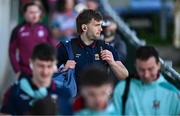 4 May 2025; Aidan O’Shea of Mayo arrives alongside teammates before the Connacht GAA Football Senior Championship final match between Mayo and Galway at Hastings Insurance MacHale Park in Castlebar, Mayo. Photo by Seb Daly/Sportsfile