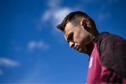 4 May 2025; Cillian McDaid of Galway before the Connacht GAA Football Senior Championship final match between Mayo and Galway at Hastings Insurance MacHale Park in Castlebar, Mayo. Photo by David Fitzgerald/Sportsfile