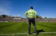 4 May 2025; Kerry manager Jack O'Connor watches the final minutes of the Munster GAA Football Senior Championship final match between Kerry and Clare at Fitzgerald Stadium in Killarney, Kerry. Photo by Brendan Moran/Sportsfile