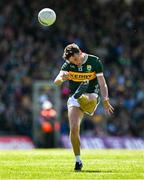 4 May 2025; David Clifford of Kerry kicks a 2 point score during the Munster GAA Football Senior Championship final match between Kerry and Clare at Fitzgerald Stadium in Killarney, Kerry. Photo by Brendan Moran/Sportsfile