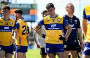 4 May 2025; Manus Doherty of Clare, 2, after his side's defeat in the Munster GAA Football Senior Championship final match between Kerry and Clare at Fitzgerald Stadium in Killarney, Kerry. Photo by Piaras Ó Mídheach/Sportsfile
