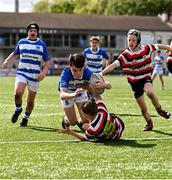 5 May 2025; Action from the Leinster Rugby U14 Cup final match between Enniscorthy and Athy at Energia Park in Dublin. Photo by Stephen Marken/Sportsfile