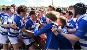 5 May 2025; Athy players after the Leinster Rugby U14 Cup final match between Enniscorthy and Athy at Energia Park in Dublin. Photo by Stephen Marken/Sportsfile