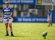 5 May 2025; Action from the Leinster Rugby U14 Cup final match between Enniscorthy and Athy at Energia Park in Dublin. Photo by Stephen Marken/Sportsfile