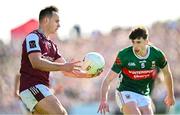 4 May 2025; Cillian McDaid of Galway during the Connacht GAA Football Senior Championship final match between Mayo and Galway at Hastings Insurance MacHale Park in Castlebar, Mayo. Photo by Seb Daly/Sportsfile