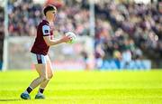 4 May 2025; Matthew Thompson of Galway during the Connacht GAA Football Senior Championship final match between Mayo and Galway at Hastings Insurance MacHale Park in Castlebar, Mayo. Photo by Seb Daly/Sportsfile