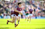 4 May 2025; Kieran Molloy of Galway during the Connacht GAA Football Senior Championship final match between Mayo and Galway at Hastings Insurance MacHale Park in Castlebar, Mayo. Photo by Seb Daly/Sportsfile