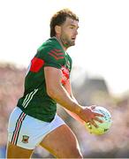 4 May 2025; Aidan O’Shea of Mayo during the Connacht GAA Football Senior Championship final match between Mayo and Galway at Hastings Insurance MacHale Park in Castlebar, Mayo. Photo by Seb Daly/Sportsfile