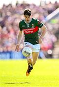 4 May 2025; Sam Callinan of Mayo during the Connacht GAA Football Senior Championship final match between Mayo and Galway at Hastings Insurance MacHale Park in Castlebar, Mayo. Photo by Seb Daly/Sportsfile
