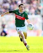 4 May 2025; Enda Hession of Mayo during the Connacht GAA Football Senior Championship final match between Mayo and Galway at Hastings Insurance MacHale Park in Castlebar, Mayo. Photo by Seb Daly/Sportsfile
