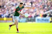 4 May 2025; Ryan O’Donoghue of Mayo during the Connacht GAA Football Senior Championship final match between Mayo and Galway at Hastings Insurance MacHale Park in Castlebar, Mayo. Photo by Seb Daly/Sportsfile