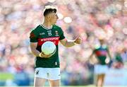 4 May 2025; Ryan O’Donoghue of Mayo during the Connacht GAA Football Senior Championship final match between Mayo and Galway at Hastings Insurance MacHale Park in Castlebar, Mayo. Photo by Seb Daly/Sportsfile