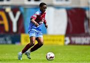 4 May 2025; Fergal Takaza of Mervue United during the FAI Youth Cup final match between Mervue United and College Corinthians at Eamonn Deacy Park in Galway. Photo by Tyler Miller/Sportsfile