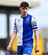 4 May 2025; Padraig McGrath of College Corinthians during the FAI Youth Cup final match between Mervue United and College Corinthians at Eamonn Deacy Park in Galway. Photo by Tyler Miller/Sportsfile