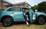 7 May 2025; Olympian and World Indoor silver medallist Kate O’Connor pictured at the launch of a new partnership between Team Ireland and Fiat, held at Olympic House on the Sport Ireland Campus in Dublin. The Olympic Federation of Ireland has announced a four-year partnership with Fiat, naming the iconic Italian car brand as the Official Car Partner of Team Ireland through to the Milano Cortina 2026 Winter Olympic Games and the Los Angeles 2028 Summer Olympic Games. As part of the agreement, a dedicated fleet of Fiat vehicles will be provided to athletes and sporting National Governing Bodies. Photo by Brendan Moran/Sportsfile