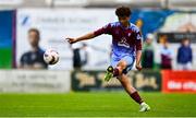 4 May 2025; Atson de Siakam of Mervue United during the FAI Youth Cup final match between Mervue United and College Corinthians at Eamonn Deacy Park in Galway. Photo by Tyler Miller/Sportsfile
