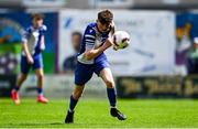 4 May 2025; Kai O'Neill of College Corinthians during the FAI Youth Cup final match between Mervue United and College Corinthians at Eamonn Deacy Park in Galway. Photo by Tyler Miller/Sportsfile