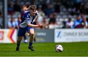 4 May 2025; Joseph Mouret of College Corinthians during the FAI Youth Cup final match between Mervue United and College Corinthians at Eamonn Deacy Park in Galway. Photo by Tyler Miller/Sportsfile
