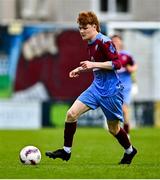 4 May 2025; Mark Leahy of Mervue United during the FAI Youth Cup final match between Mervue United and College Corinthians at Eamonn Deacy Park in Galway. Photo by Tyler Miller/Sportsfile