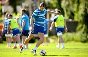 5 May 2025; Ross Byrne during Leinster Rugby squad training at UCD in Dublin. Photo by Seb Daly/Sportsfile