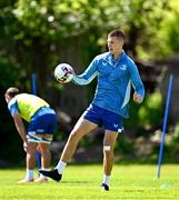 5 May 2025; Sam Prendergast during Leinster Rugby squad training at UCD in Dublin. Photo by Seb Daly/Sportsfile