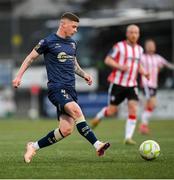 2 May 2025; Kameron Ledwidge of Shelbourne during the SSE Airtricity Men's Premier Division match between Derry City and Shelbourne at The Ryan McBride Brandywell Stadium in Derry. Photo by Stephen McCarthy/Sportsfile