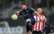2 May 2025; Sam Bone of Shelbourne during the SSE Airtricity Men's Premier Division match between Derry City and Shelbourne at The Ryan McBride Brandywell Stadium in Derry. Photo by Stephen McCarthy/Sportsfile