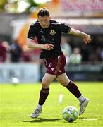 5 May 2025; Robert Burns of Galway United warms up before the SSE Airtricity Men's Premier Division match between Galway United and Bohemians at Eamonn Deacy Park in Galway. Photo by Brendan Moran/Sportsfile