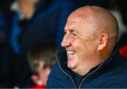 5 May 2025; Newly appointed Waterford head coach John Coleman before the SSE Airtricity Men's Premier Division match between Shelbourne and Waterford at Tolka Park in Dublin. Photo by Seb Daly/Sportsfile