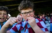 5 May 2025; Drogheda United supporter Sean Clarke before the SSE Airtricity Men's Premier Division match between Drogheda United and Cork City at Sullivan & Lambe Park in Drogheda, Louth. Photo by Tyler Miller/Sportsfile