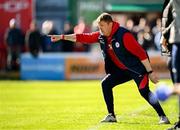 5 May 2025; Shelbourne manager Damien Duff during the SSE Airtricity Men's Premier Division match between Shelbourne and Waterford at Tolka Park in Dublin. Photo by Seb Daly/Sportsfile