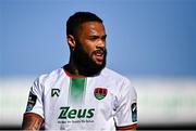 5 May 2025; Djenairo Daniels of Cork City during the SSE Airtricity Men's Premier Division match between Drogheda United and Cork City at Sullivan & Lambe Park in Drogheda, Louth. Photo by Tyler Miller/Sportsfile