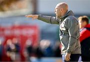 5 May 2025; Waterford interim head coach Matt Lawlor during the SSE Airtricity Men's Premier Division match between Shelbourne and Waterford at Tolka Park in Dublin. Photo by Seb Daly/Sportsfile