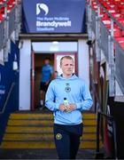 5 May 2025; Tom Grivosti of St Patrick's Athletic before the SSE Airtricity Men's Premier Division match between Derry City and St Patrick's Athletic at The Ryan McBride Brandywell Stadium in Derry. Photo by Stephen McCarthy/Sportsfile
