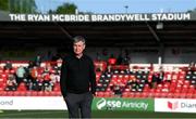 5 May 2025; St Patrick's Athletic manager Stephen Kenny before the SSE Airtricity Men's Premier Division match between Derry City and St Patrick's Athletic at The Ryan McBride Brandywell Stadium in Derry. Photo by Stephen McCarthy/Sportsfile