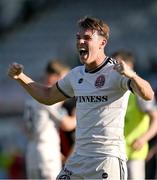 5 May 2025; Dayle Rooney of Bohemians celebrates after his side's victory in the SSE Airtricity Men's Premier Division match between Galway United and Bohemians at Eamonn Deacy Park in Galway. Photo by Brendan Moran/Sportsfile