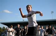 5 May 2025; Chris Conlon of Bohemians celebrates after his side's victory in the SSE Airtricity Men's Premier Division match between Galway United and Bohemians at Eamonn Deacy Park in Galway. Photo by Brendan Moran/Sportsfile