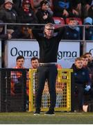 5 May 2025; St Patrick's Athletic manager Stephen Kenny during the SSE Airtricity Men's Premier Division match between Derry City and St Patrick's Athletic at The Ryan McBride Brandywell Stadium in Derry. Photo by Stephen McCarthy/Sportsfile