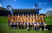 6 May 2025; Over 1000 U12 Camogie players, from across the country, were given the opportunity of a lifetime, when they got to compete on the hallowed turf at Croke Park. Allianz, a longstanding partner to the GAA and proud sponsor of The Camogie Association, welcomed under-12 teams across Ireland to Croke Park, for the Allianz Camán to Croker 2025 event. The event gives young girls the opportunity to represent their clubs and counties, in the day-long blitz – creating lots of fantastic memories and fun along the way. Allianz Camán to Croker is one of many initiatives supported by Allianz, as part of their #StopTheDrop campaign – a campaign designed to highlight and reduce the number of children dropping out of sport at the transition between primary and secondary school. Pictured at the Allianz Camán to Croker 2025 event is Na Fianna of Dublin. Photo by Ramsey Cardy/Sportsfile