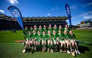 6 May 2025; Over 1000 U12 Camogie players, from across the country, were given the opportunity of a lifetime, when they got to compete on the hallowed turf at Croke Park. Allianz, a longstanding partner to the GAA and proud sponsor of The Camogie Association, welcomed under-12 teams across Ireland to Croke Park, for the Allianz Camán to Croker 2025 event. The event gives young girls the opportunity to represent their clubs and counties, in the day-long blitz – creating lots of fantastic memories and fun along the way. Allianz Camán to Croker is one of many initiatives supported by Allianz, as part of their #StopTheDrop campaign – a campaign designed to highlight and reduce the number of children dropping out of sport at the transition between primary and secondary school. Pictured at the Allianz Camán to Croker 2025 event is Avondale Camogie Club of Wicklow. Photo by Ramsey Cardy/Sportsfile