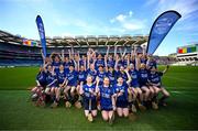 6 May 2025; Over 1000 U12 Camogie players, from across the country, were given the opportunity of a lifetime, when they got to compete on the hallowed turf at Croke Park. Allianz, a longstanding partner to the GAA and proud sponsor of The Camogie Association, welcomed under-12 teams across Ireland to Croke Park, for the Allianz Camán to Croker 2025 event. The event gives young girls the opportunity to represent their clubs and counties, in the day-long blitz – creating lots of fantastic memories and fun along the way. Allianz Camán to Croker is one of many initiatives supported by Allianz, as part of their #StopTheDrop campaign – a campaign designed to highlight and reduce the number of children dropping out of sport at the transition between primary and secondary school. Pictured at the Allianz Camán to Croker 2025 event is Ardrahan Camogie Club of Galway. Photo by Ramsey Cardy/Sportsfile