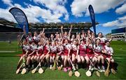 6 May 2025; Over 1000 U12 Camogie players, from across the country, were given the opportunity of a lifetime, when they got to compete on the hallowed turf at Croke Park. Allianz, a longstanding partner to the GAA and proud sponsor of The Camogie Association, welcomed under-12 teams across Ireland to Croke Park, for the Allianz Camán to Croker 2025 event. The event gives young girls the opportunity to represent their clubs and counties, in the day-long blitz – creating lots of fantastic memories and fun along the way. Allianz Camán to Croker is one of many initiatives supported by Allianz, as part of their #StopTheDrop campaign – a campaign designed to highlight and reduce the number of children dropping out of sport at the transition between primary and secondary school. Pictured at the Allianz Camán to Croker 2025 event is the Tulsk Camogie Club of Roscommon team. Photo by Ramsey Cardy/Sportsfile