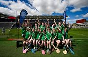 6 May 2025; Over 1000 U12 Camogie players, from across the country, were given the opportunity of a lifetime, when they got to compete on the hallowed turf at Croke Park. Allianz, a longstanding partner to the GAA and proud sponsor of The Camogie Association, welcomed under-12 teams across Ireland to Croke Park, for the Allianz Camán to Croker 2025 event. The event gives young girls the opportunity to represent their clubs and counties, in the day-long blitz – creating lots of fantastic memories and fun along the way. Allianz Camán to Croker is one of many initiatives supported by Allianz, as part of their #StopTheDrop campaign – a campaign designed to highlight and reduce the number of children dropping out of sport at the transition between primary and secondary school. Pictured at the Allianz Camán to Croker 2025 event is Erins Own Cargin of Antrim. Photo by Ramsey Cardy/Sportsfile