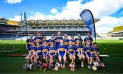 6 May 2025; Over 1000 U12 Camogie players, from across the country, were given the opportunity of a lifetime, when they got to compete on the hallowed turf at Croke Park. Allianz, a longstanding partner to the GAA and proud sponsor of The Camogie Association, welcomed under-12 teams across Ireland to Croke Park, for the Allianz Camán to Croker 2025 event. The event gives young girls the opportunity to represent their clubs and counties, in the day-long blitz – creating lots of fantastic memories and fun along the way. Allianz Camán to Croker is one of many initiatives supported by Allianz, as part of their #StopTheDrop campaign – a campaign designed to highlight and reduce the number of children dropping out of sport at the transition between primary and secondary school. Pictured at the Allianz Camán to Croker 2025 event is the Patrickswell of Limerick team. Photo by Ramsey Cardy/Sportsfile