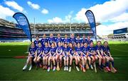 6 May 2025; Over 1000 U12 Camogie players, from across the country, were given the opportunity of a lifetime, when they got to compete on the hallowed turf at Croke Park. Allianz, a longstanding partner to the GAA and proud sponsor of The Camogie Association, welcomed under-12 teams across Ireland to Croke Park, for the Allianz Camán to Croker 2025 event. The event gives young girls the opportunity to represent their clubs and counties, in the day-long blitz – creating lots of fantastic memories and fun along the way. Allianz Camán to Croker is one of many initiatives supported by Allianz, as part of their #StopTheDrop campaign – a campaign designed to highlight and reduce the number of children dropping out of sport at the transition between primary and secondary school. Pictured at the Allianz Camán to Croker 2025 event is the Cratloe of Clare team. Photo by Ramsey Cardy/Sportsfile